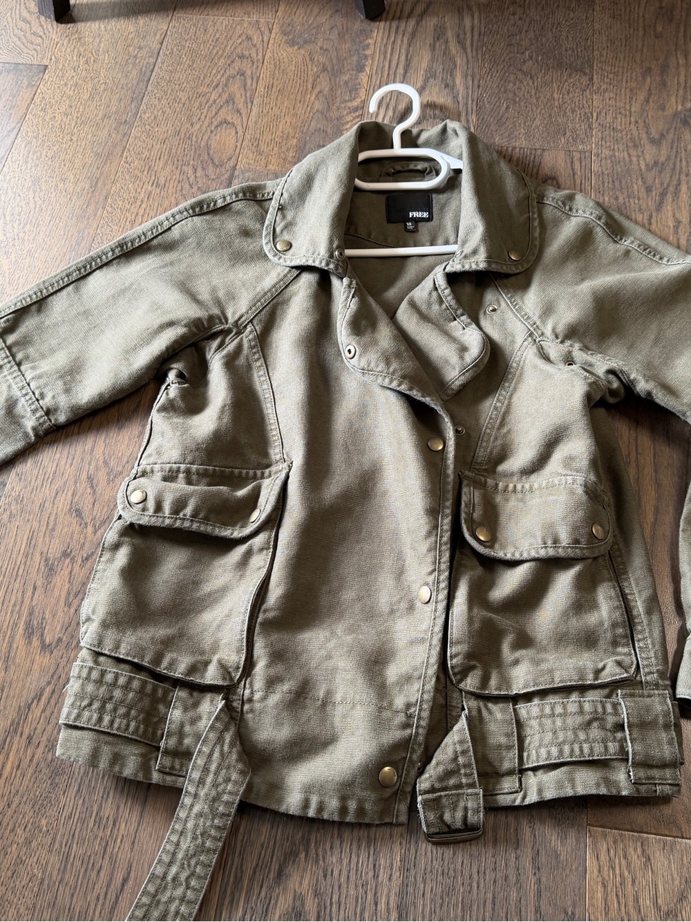 Aritzia Wilfred Free Army Green Rayder Utility Jacket - Picture 4 of 6